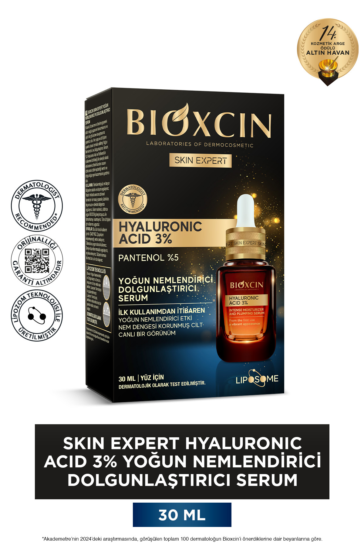 Bioxcin Hyaluronic Acid Yoğun Nemlendirici serum-