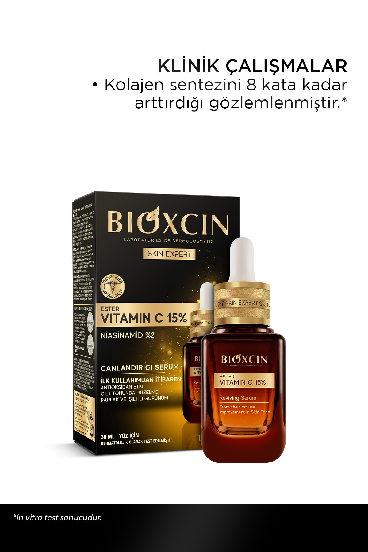 BİOXCİN ESTER C VİTAMİNİ SERUM %15 & NİASİNA SERUM-