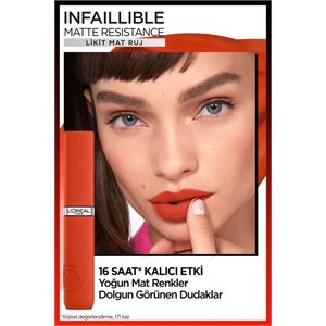 LOreal Paris Infaillible Resistance Likit Mat5 RUJ-
