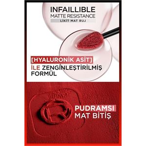 LOreal Paris Infaillible Resistance Likit Mat5 RUJ-
