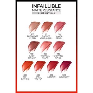 LOreal Paris Infaillible Resistance Likit Mat5 RUJ-