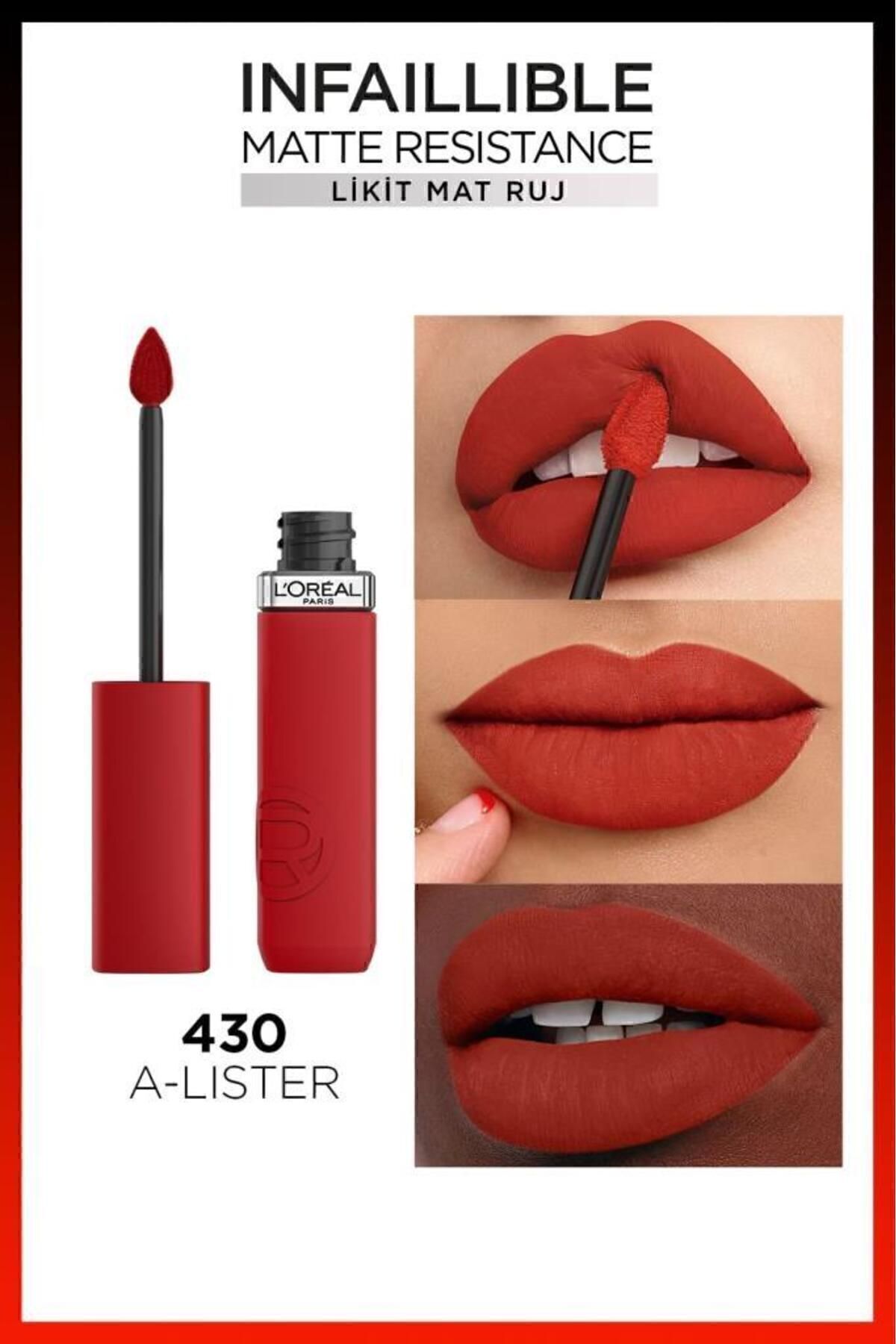 LOreal Paris Infaillible Resistance Likit Mat5 RUJ-