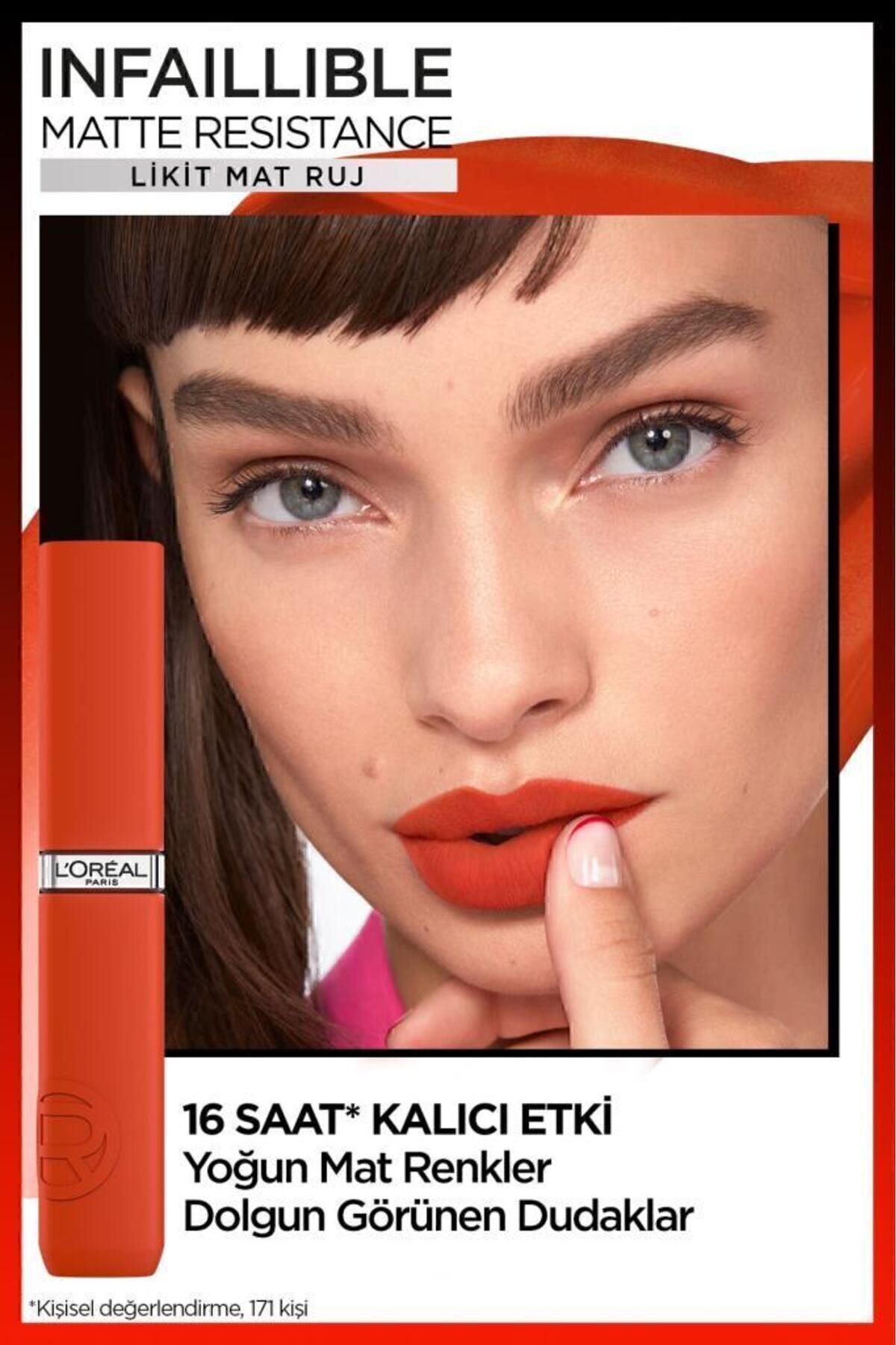 LOreal Paris Infaillible Resistance Likit Mat5 RUJ-