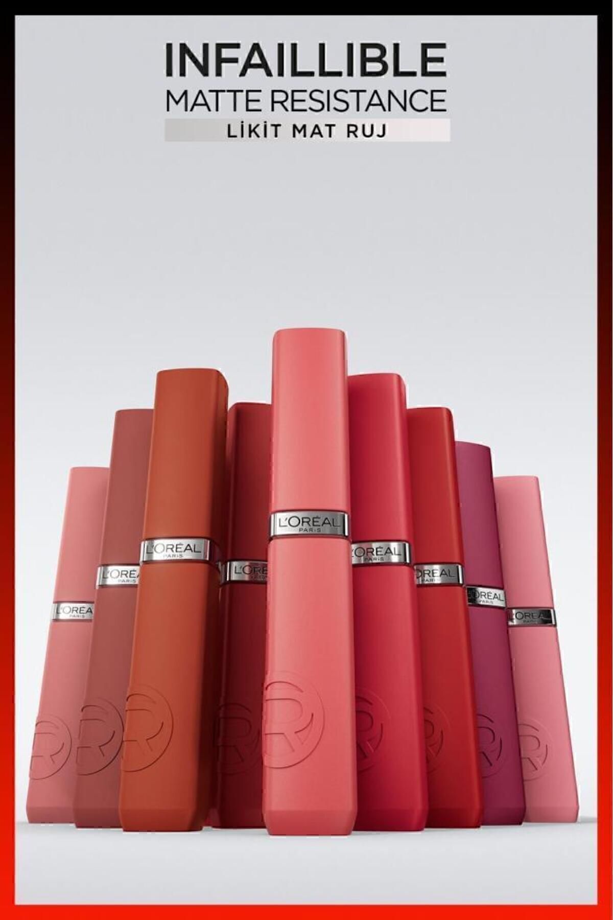 LOreal Paris Infaillible Resistance Likit Mat5 RUJ-