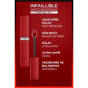 LOreal Paris Infaillible Matte Resistance Likit Ma-