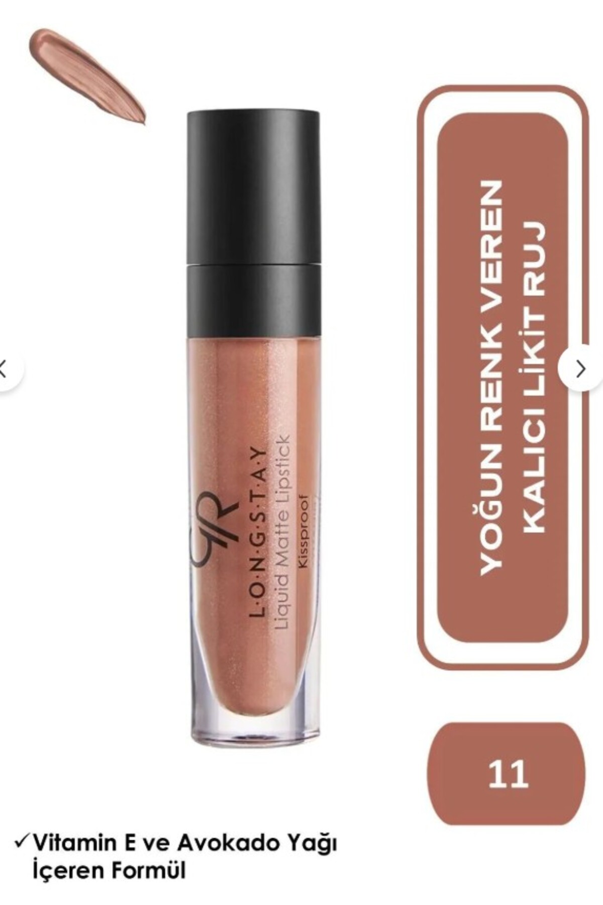 GOLDEN ROSE  LONGSTAY LIGUID MATTE LİPSTİCK 11-
