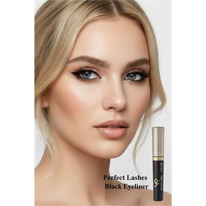 GOLDEN ROSE  PERFECT LASHES BLACK EYELINER-