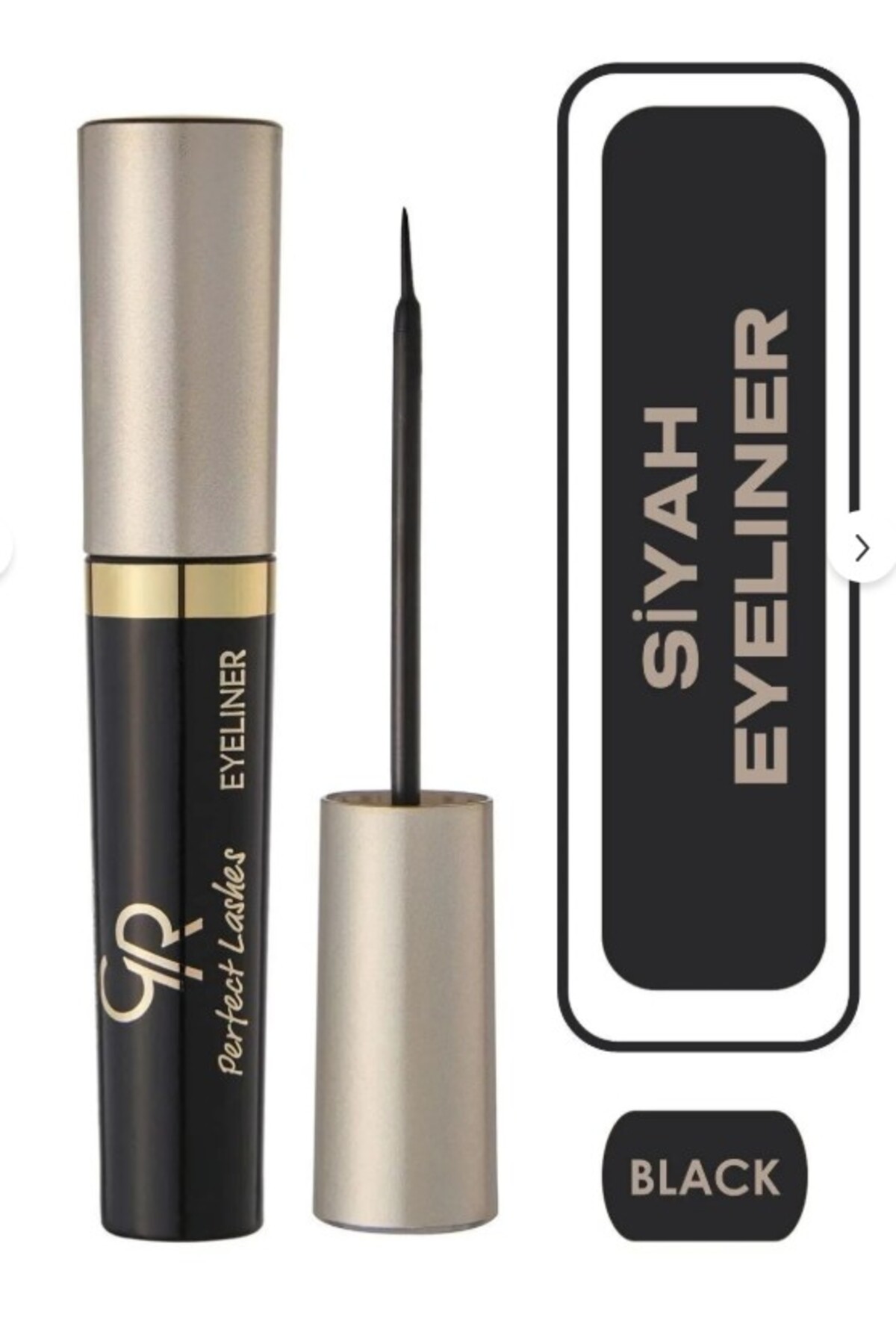GOLDEN ROSE  PERFECT LASHES BLACK EYELINER-