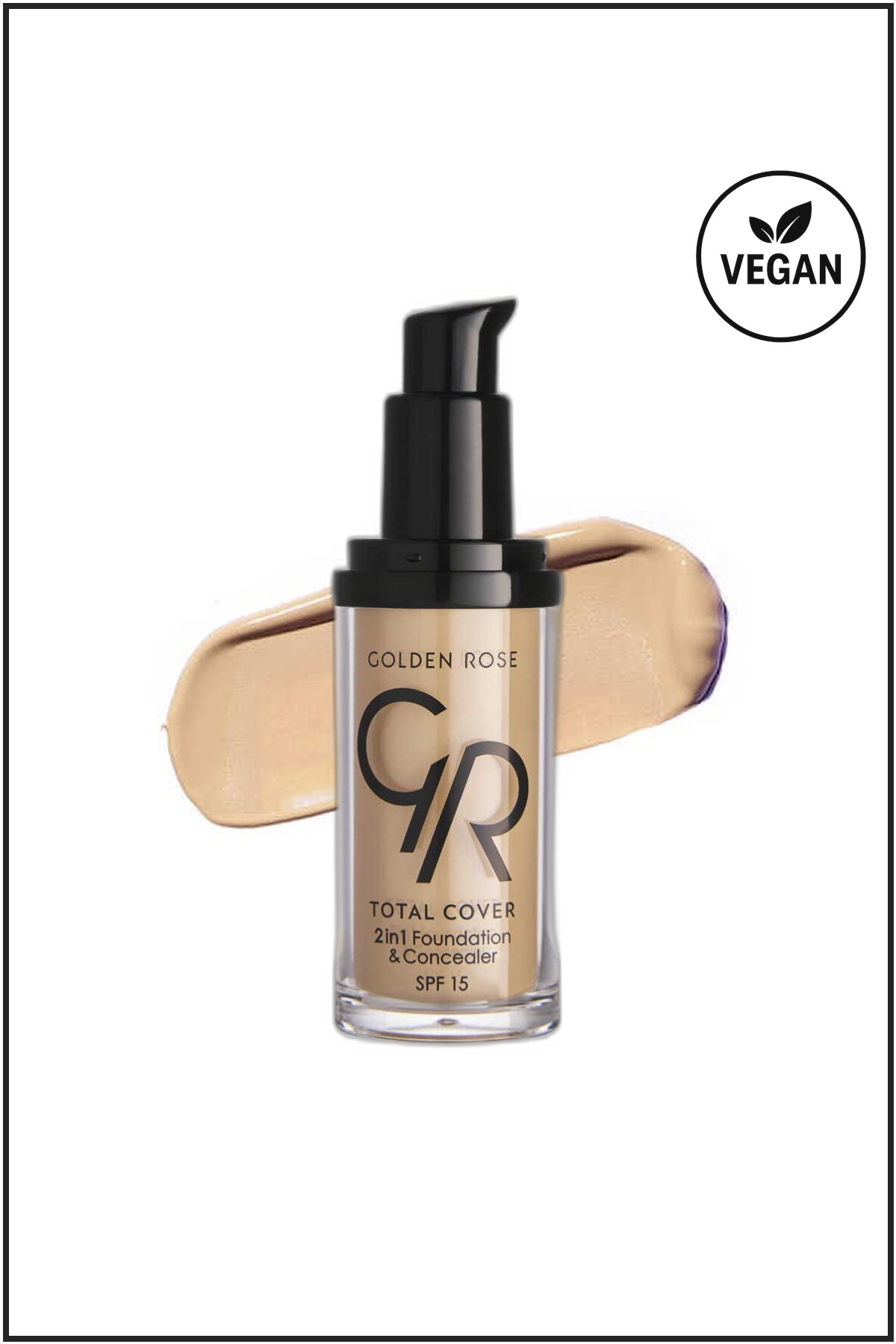 GOLDEN ROSE  TOTAL COVER 2&1 FOUND.CONCEALER 21-