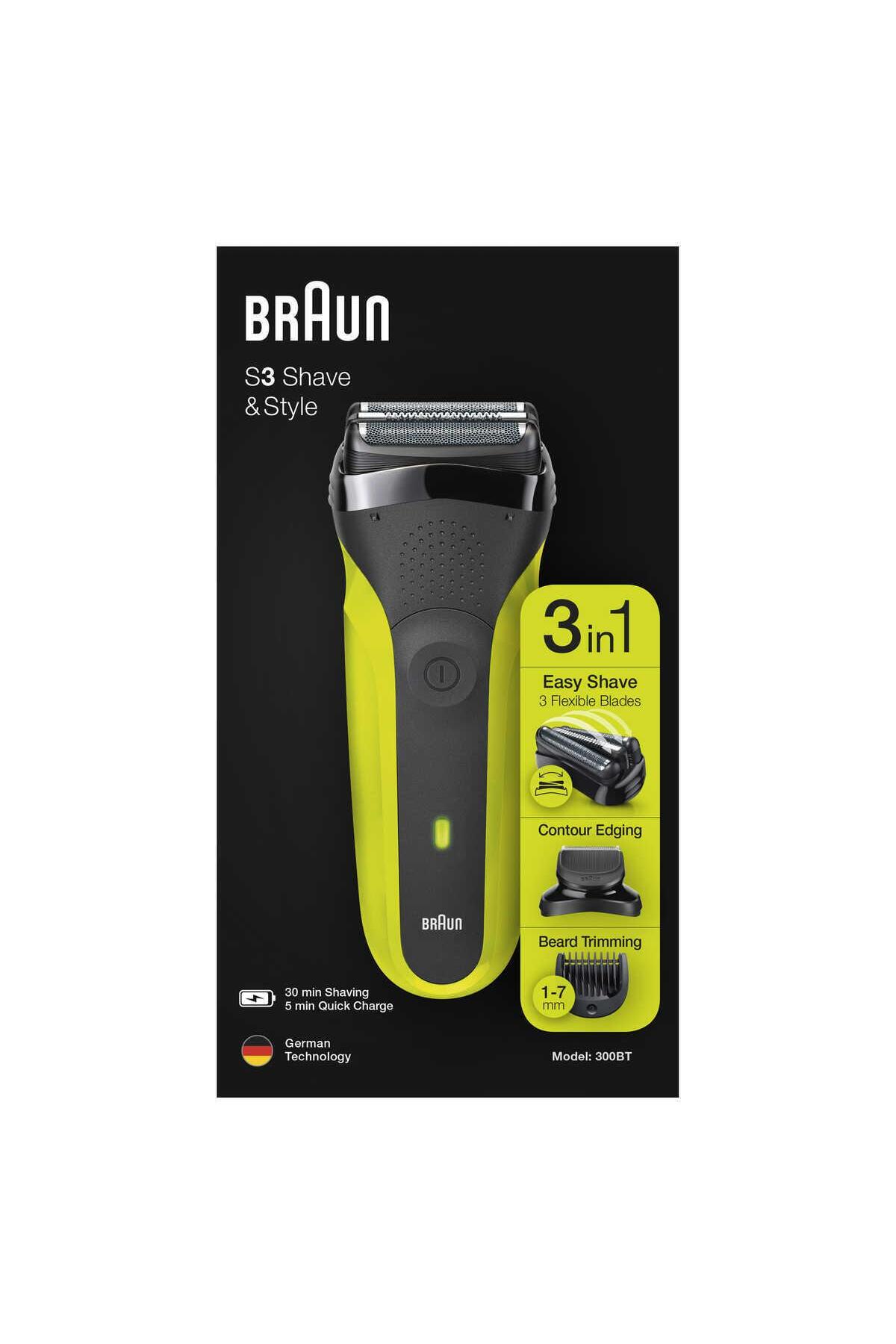 Braun Series 3 300 Bt Vtgrn 3 1 Arada Sakal-