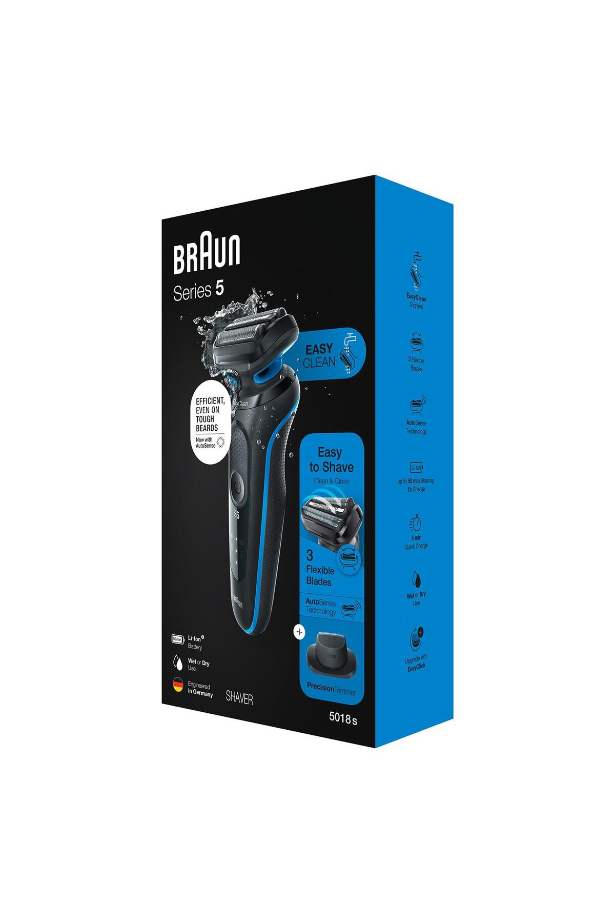 BRAUN YENİ SERİ 5 B1200S KABLOSUZ TIRAŞ MAKİNESİ-