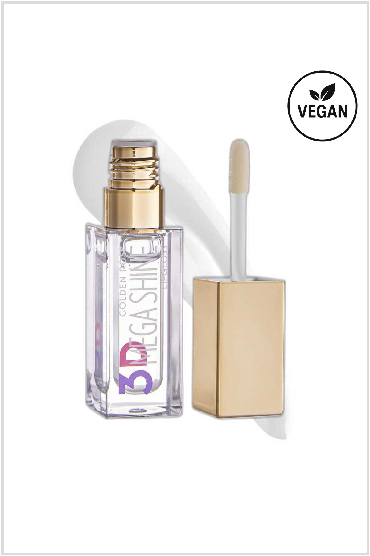 GOLDEN ROSE  3D MEGA SHINE LIPGLOSS NO 101 CLEAR-