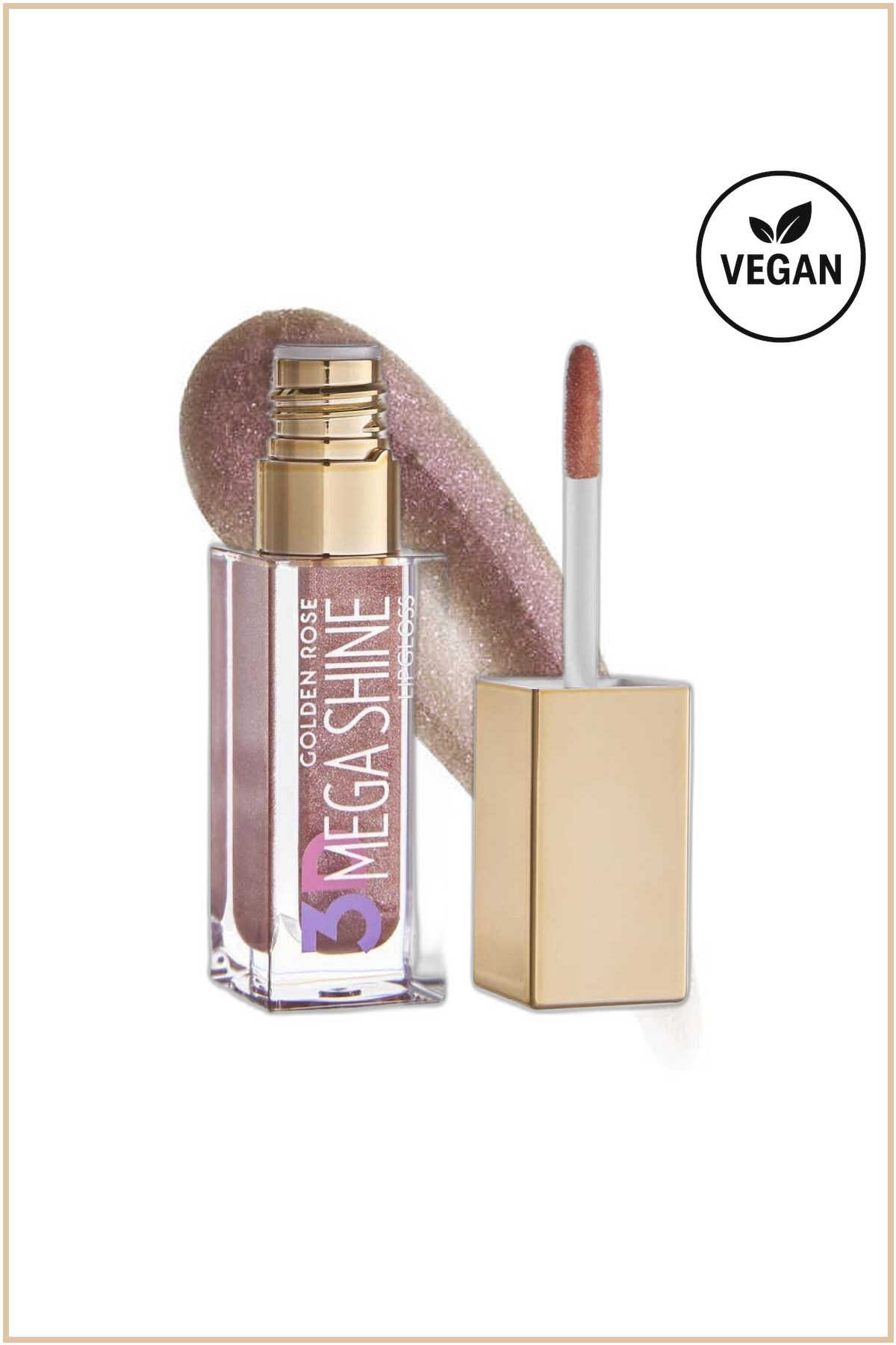 GOLDEN ROSE  3D MEGA SHINE LIPGLOSS NO 119 SHIMMER-