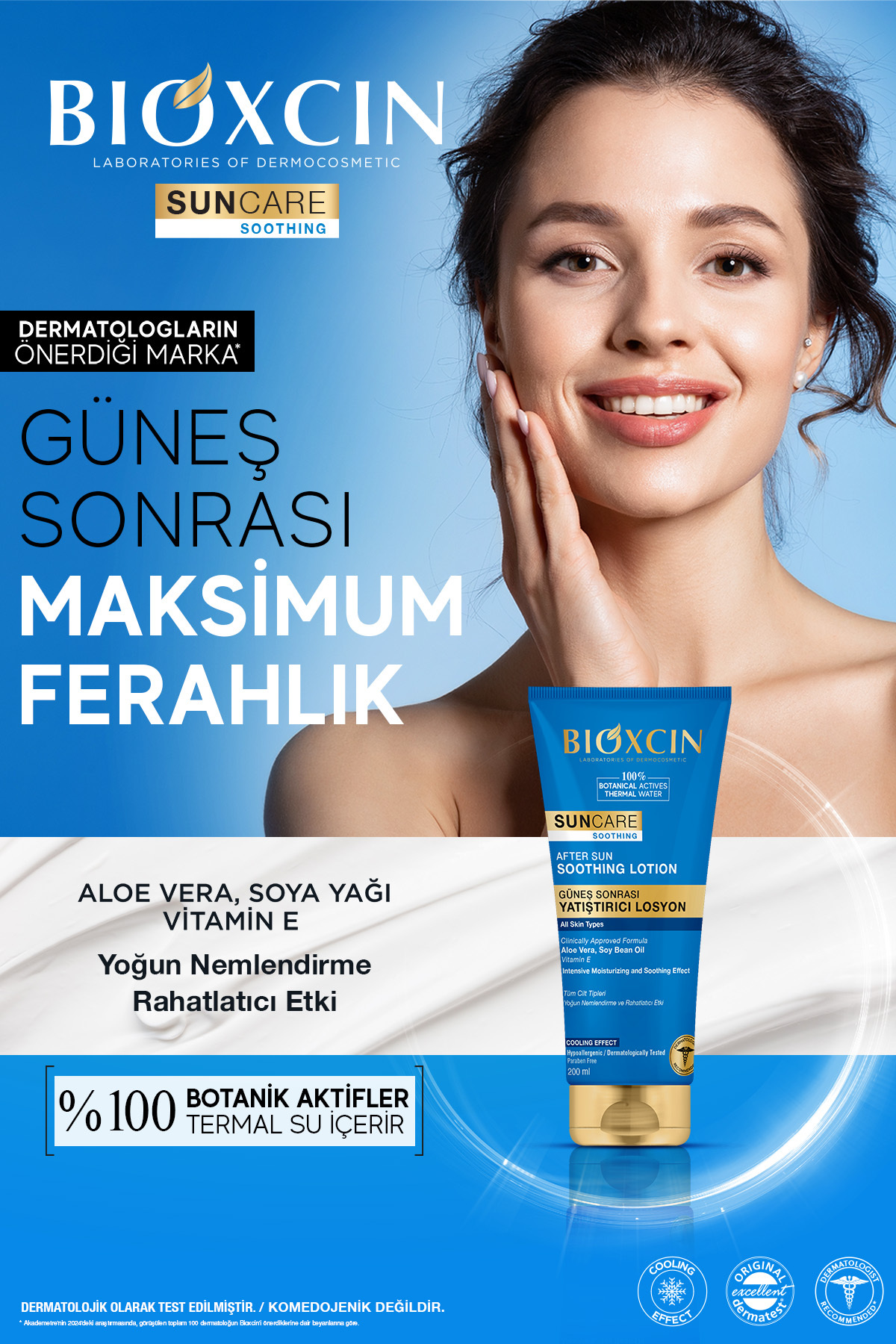 Bioxcin Sun Care Güneş Sonrası Krem 200 M-