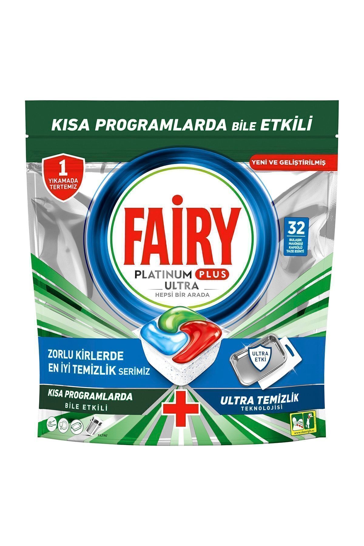 FAİRY PLATİNUM PLUS ULTRA TEMİZLİK BULAŞIK MAKİNES-