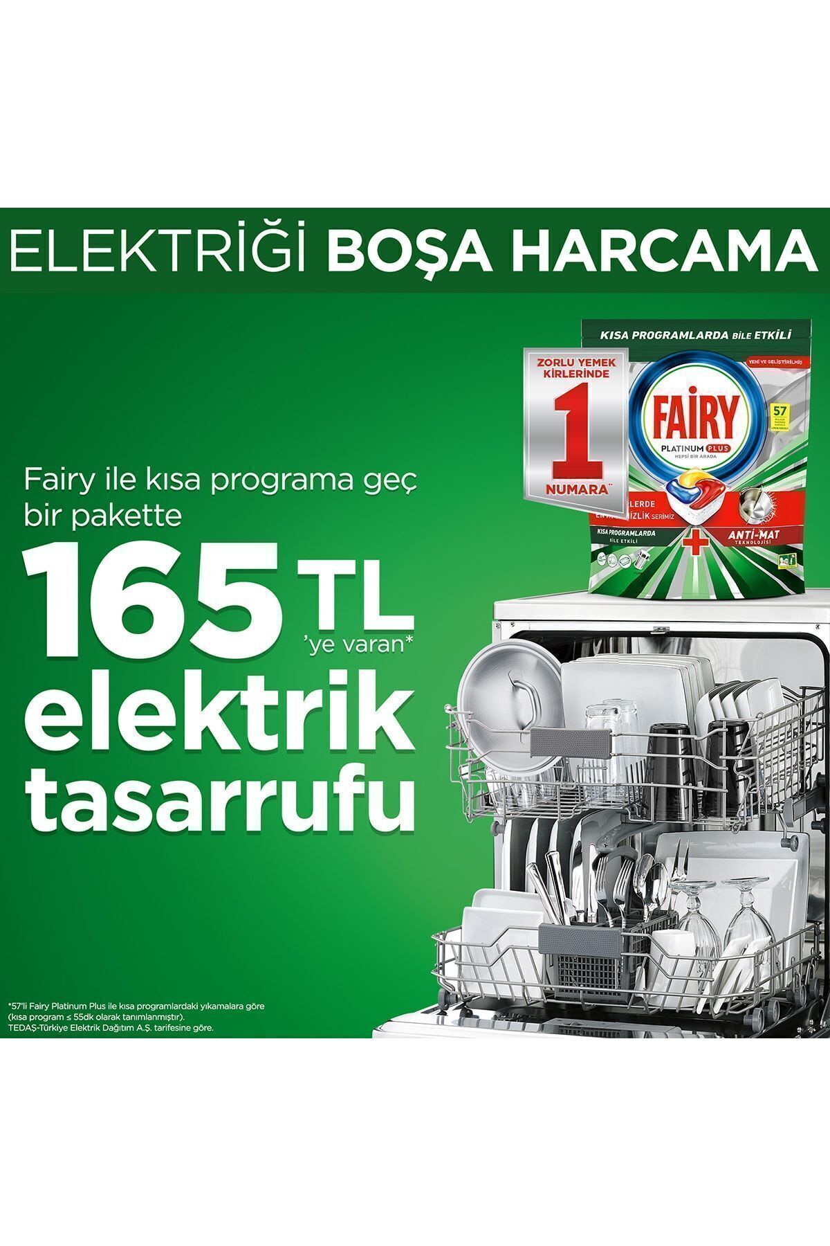 FAİRY PLATİNUM PLUS ULTRA TEMİZLİK BULAŞIK MAKİNES-