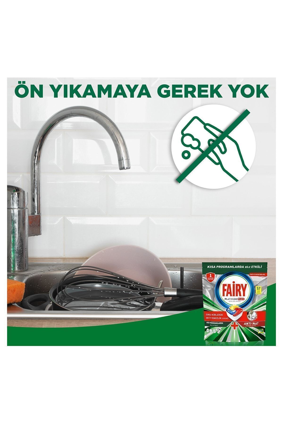 FAİRY PLATİNUM PLUS ULTRA TEMİZLİK BULAŞIK MAKİNES-
