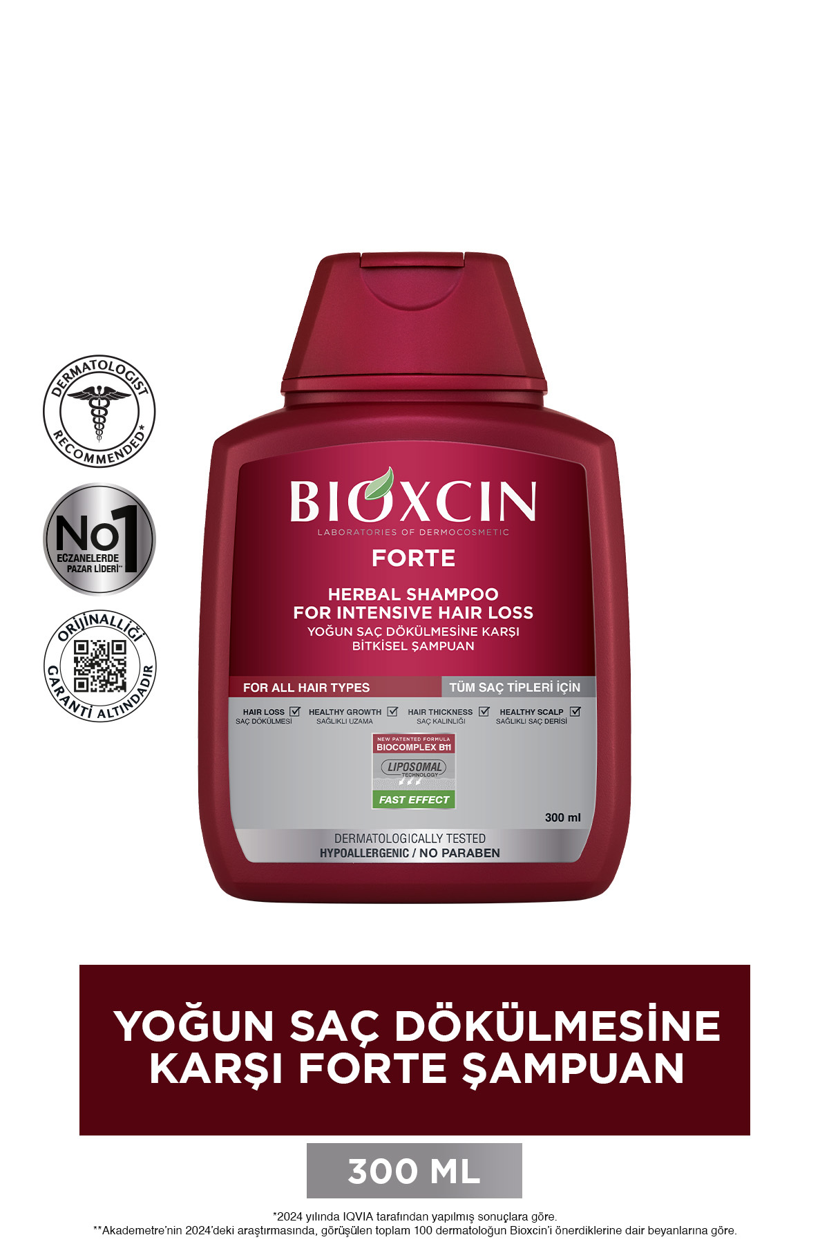 Bioxcin Forte Tanışma Kiti - Şampuan 300 Ml & Seru-