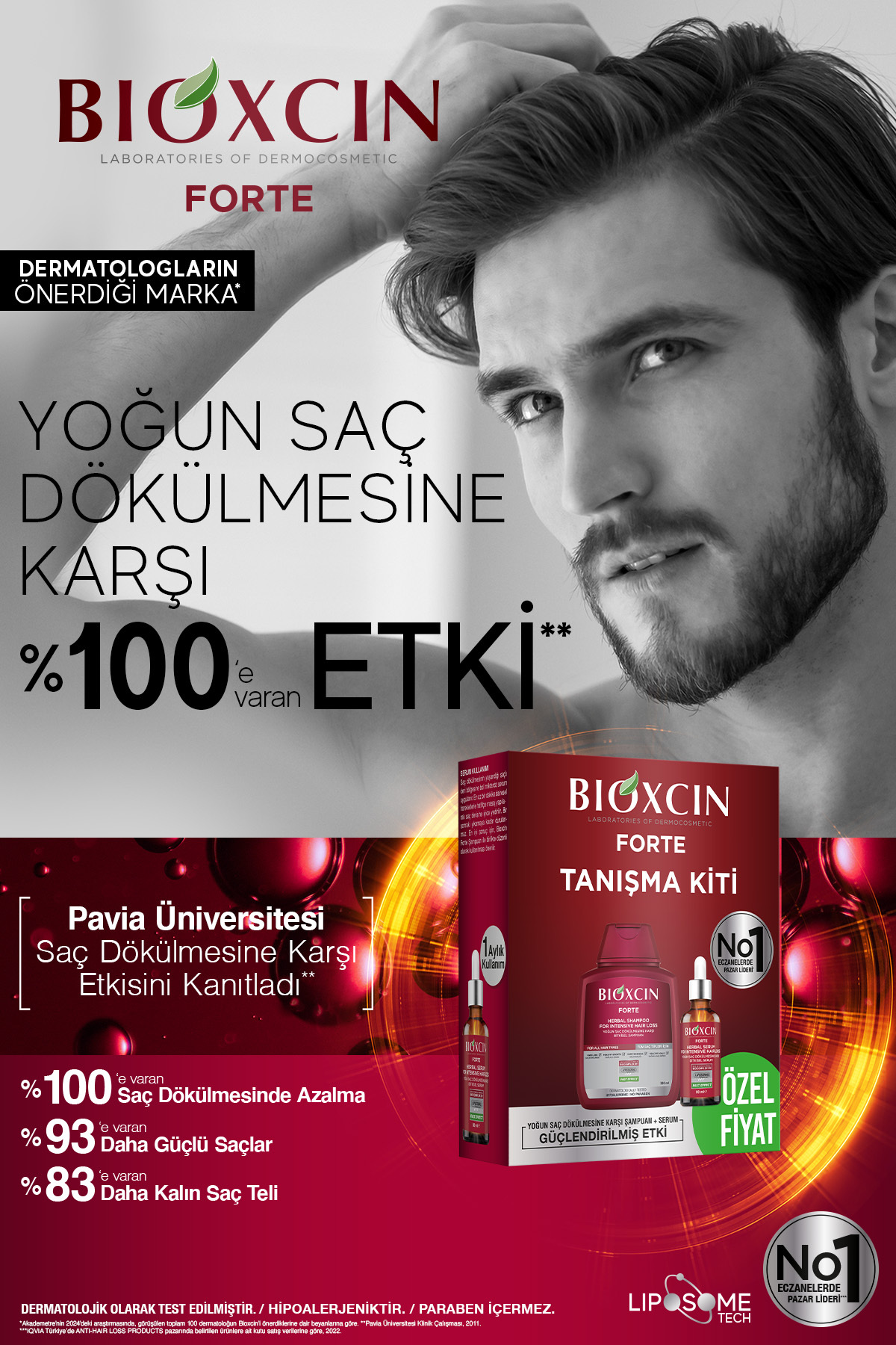 Bioxcin Forte Tanışma Kiti - Şampuan 300 Ml & Seru-