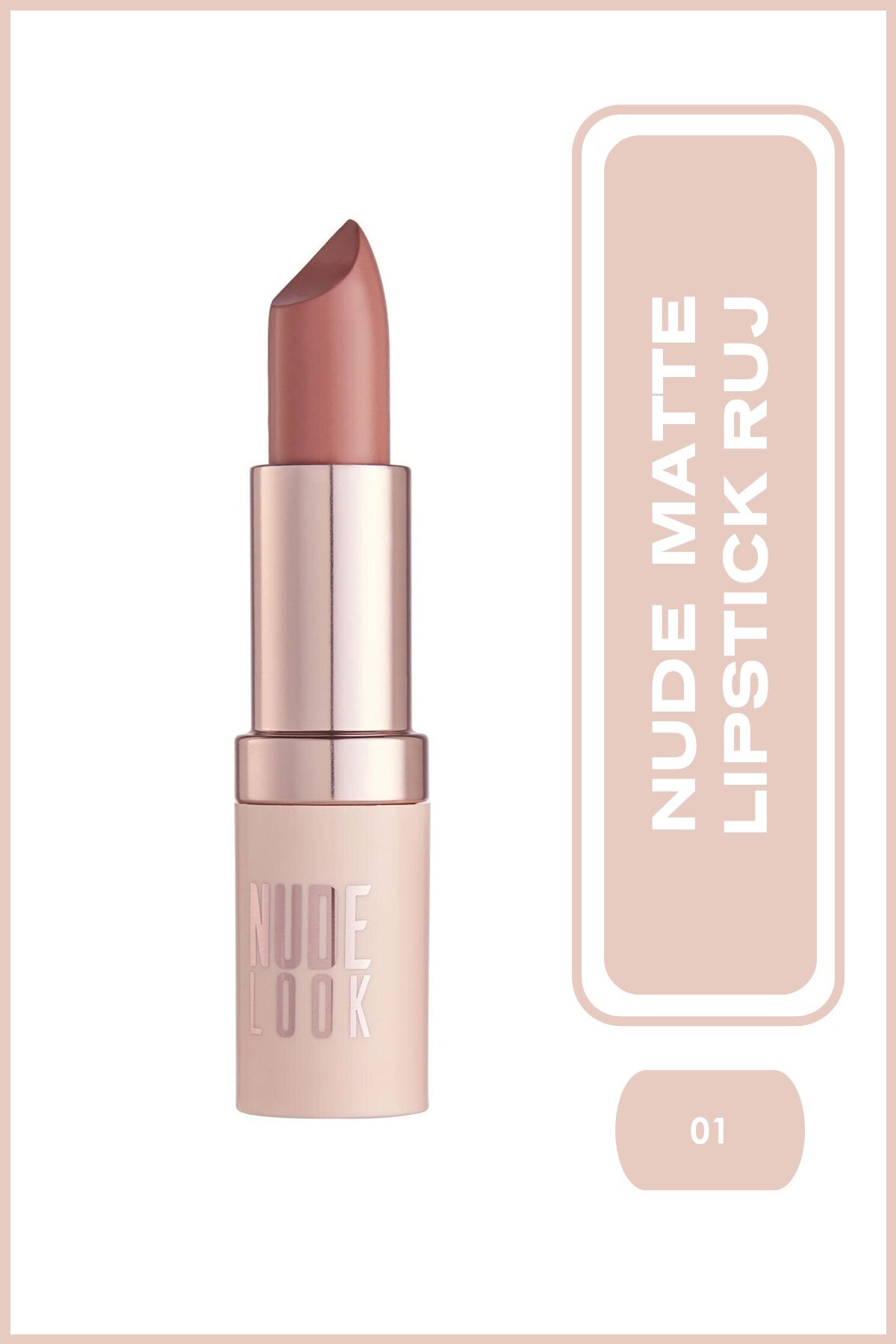Golden Rose Nude Look Perfect Matte Lipstick No: 0-