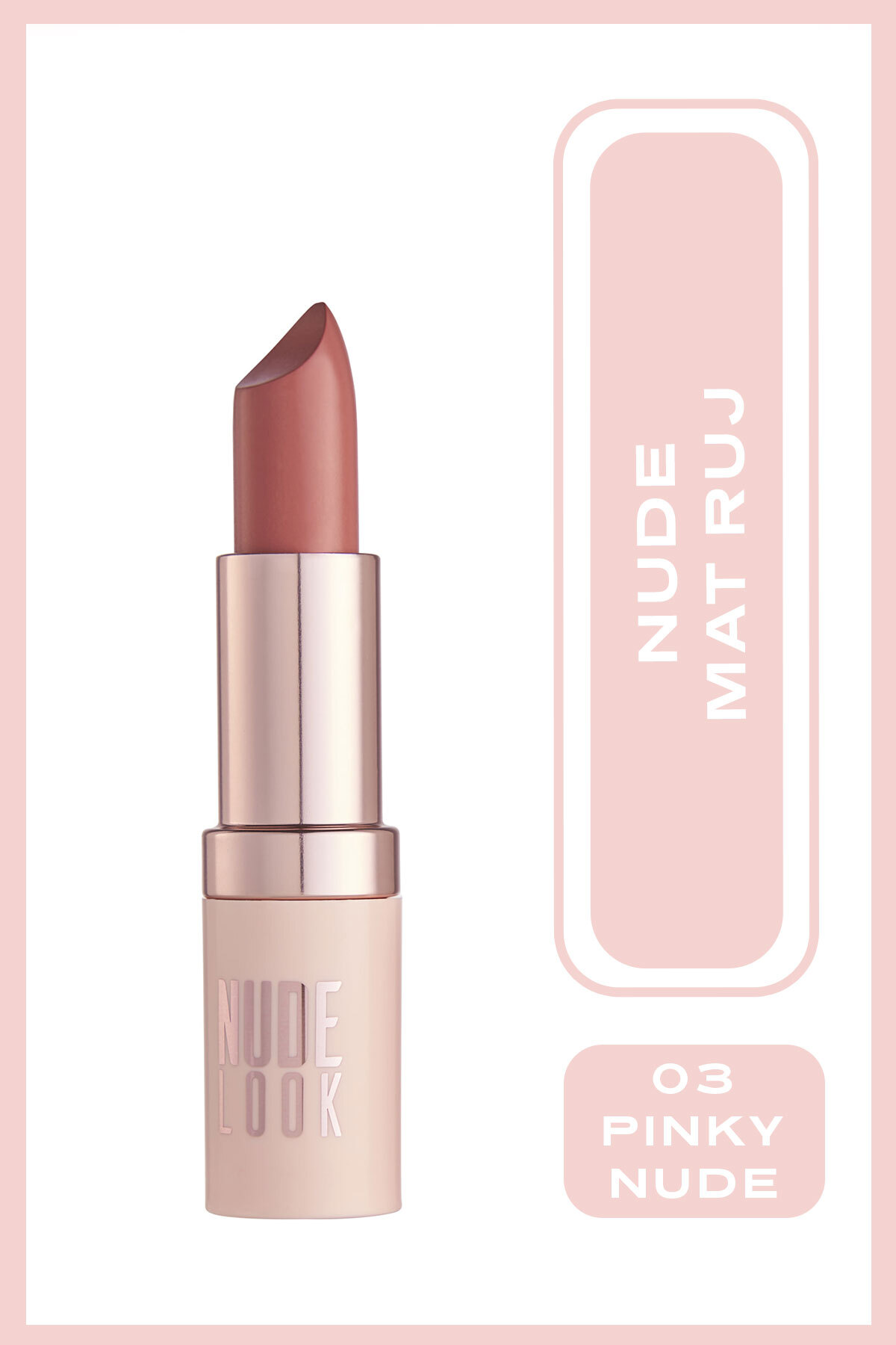 Golden Rose Nude Look Perfect Matte Lipstick No:03-