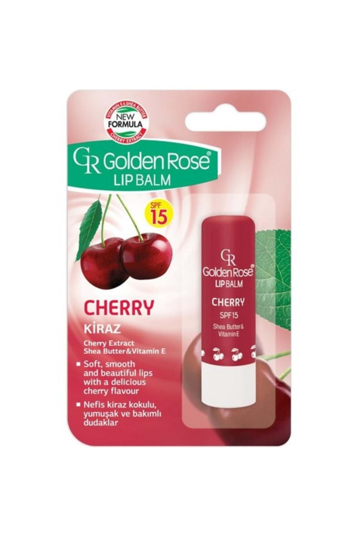 Golden Rose Vişneli Dudak Balsamı Spf 15 No: 07-