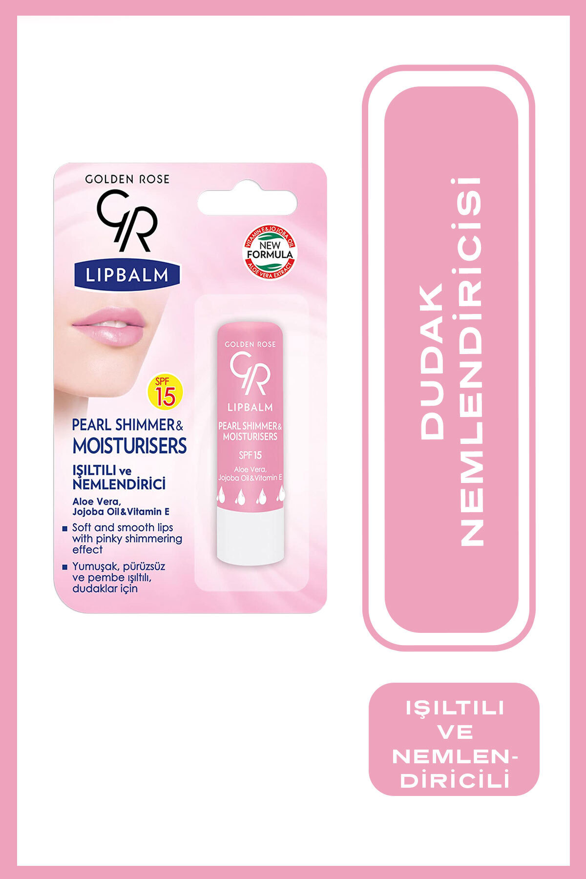 Golden Rose Parlaklık Veren Nemlendirici Dudak Bal-