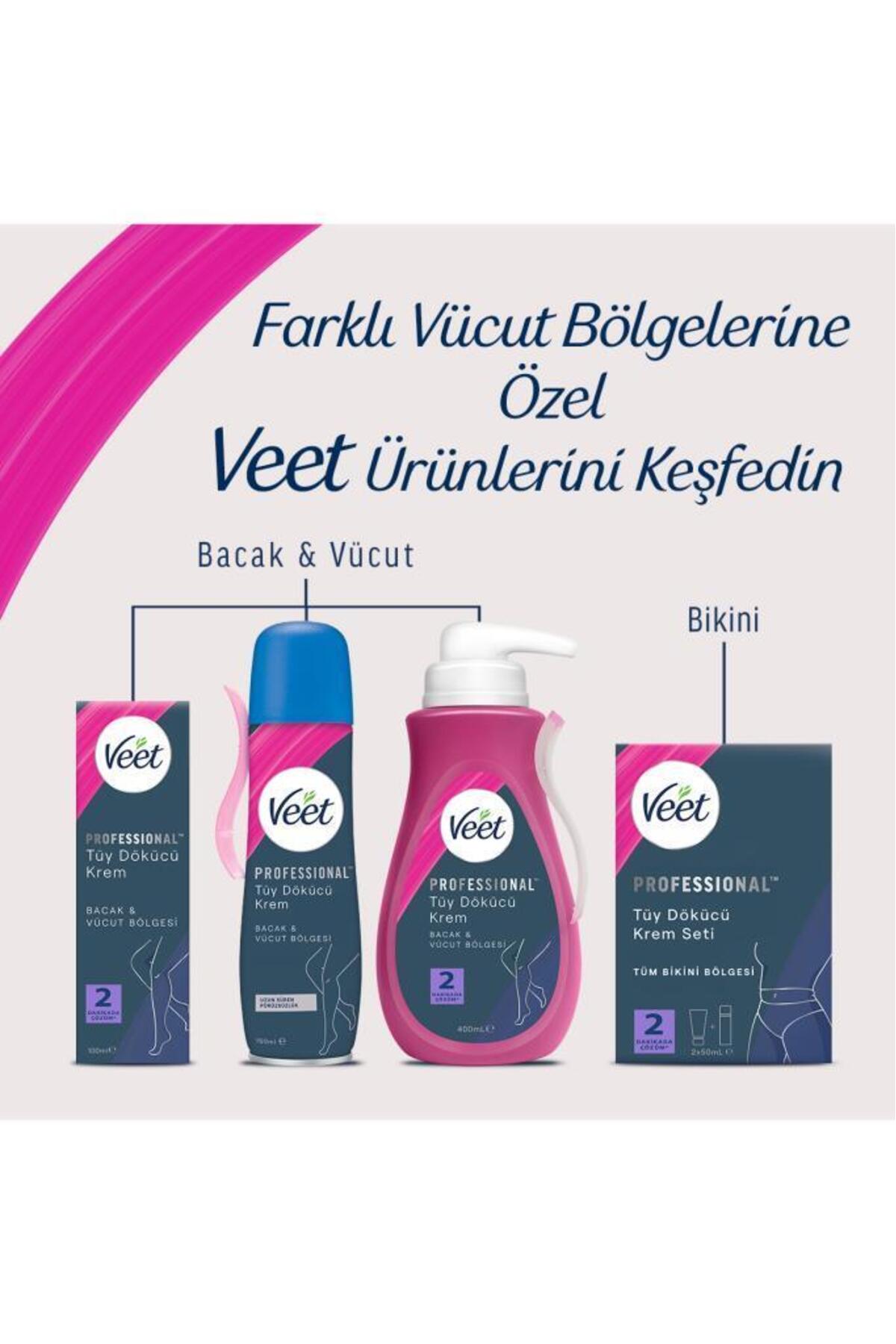 Veet Professional Tüy Dökücü Krem Tüm Cilt Tipleri-
