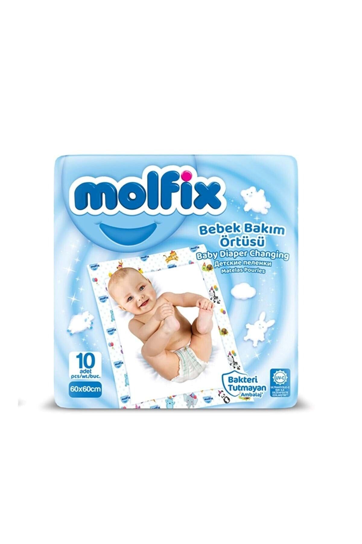 molfix Bebek Bakım Örtüsü 60 X 60 Cm 10 Adet-