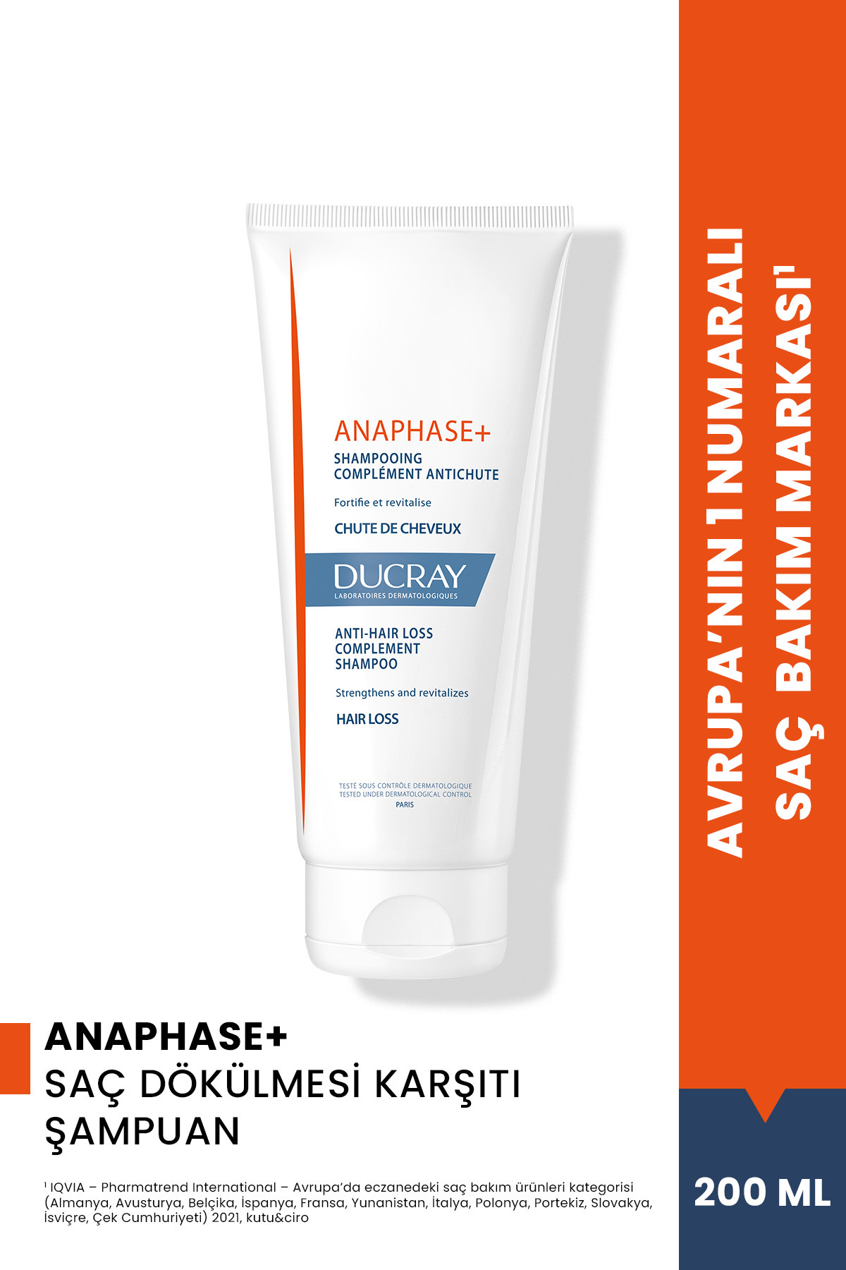 DUCRAY ANAPHASE+ SAÇ DÖKÜLMESİNE KARŞI ŞAMPUAN 200-
