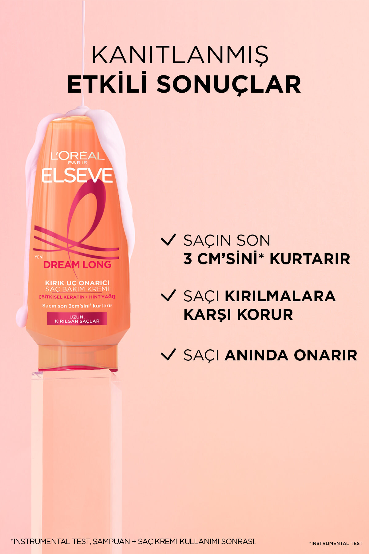 Elseve Loreal Paris Dream Long Onarıcı Saç Bakım K-