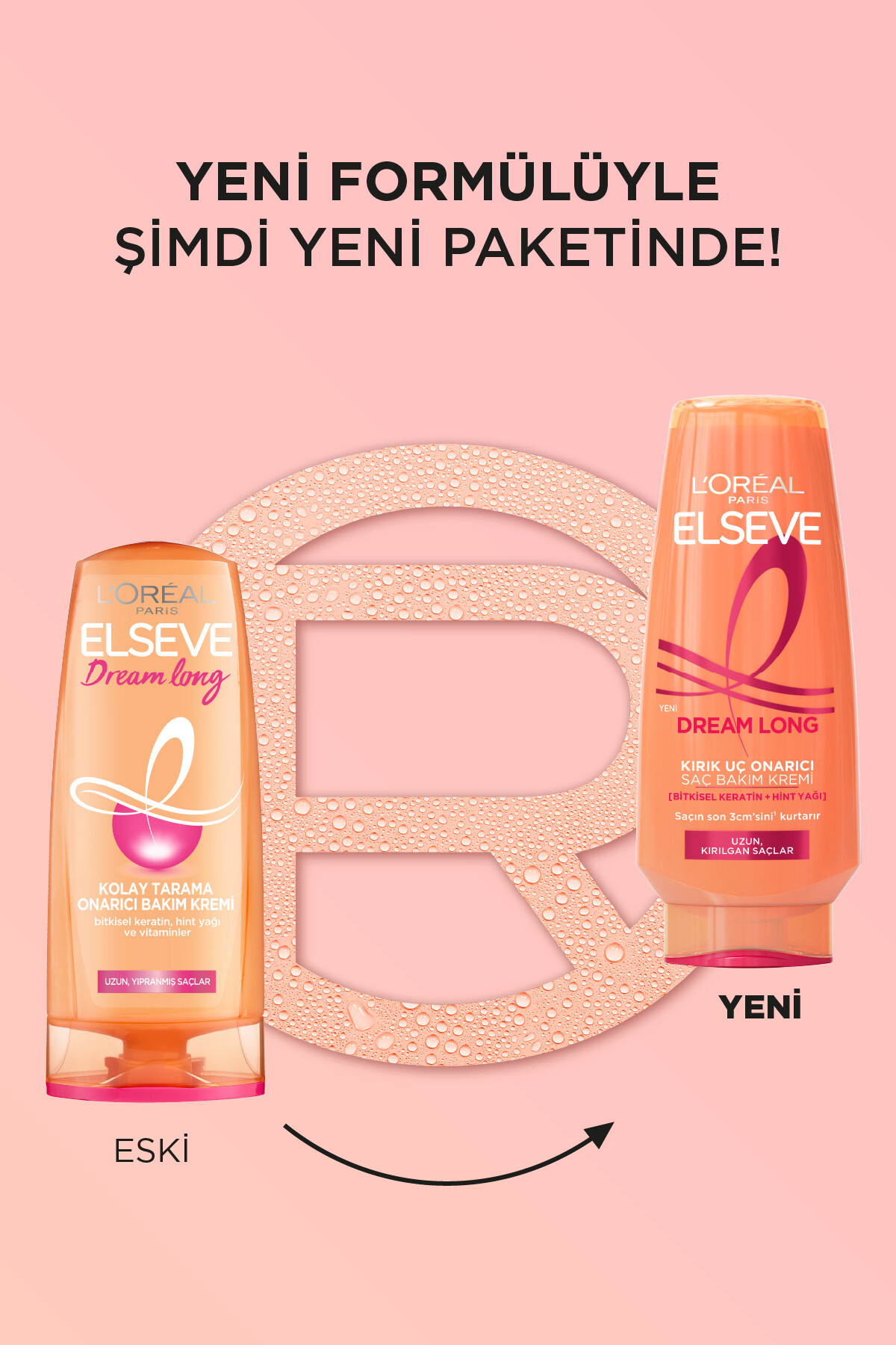 Elseve Loreal Paris Dream Long Onarıcı Saç Bakım K-