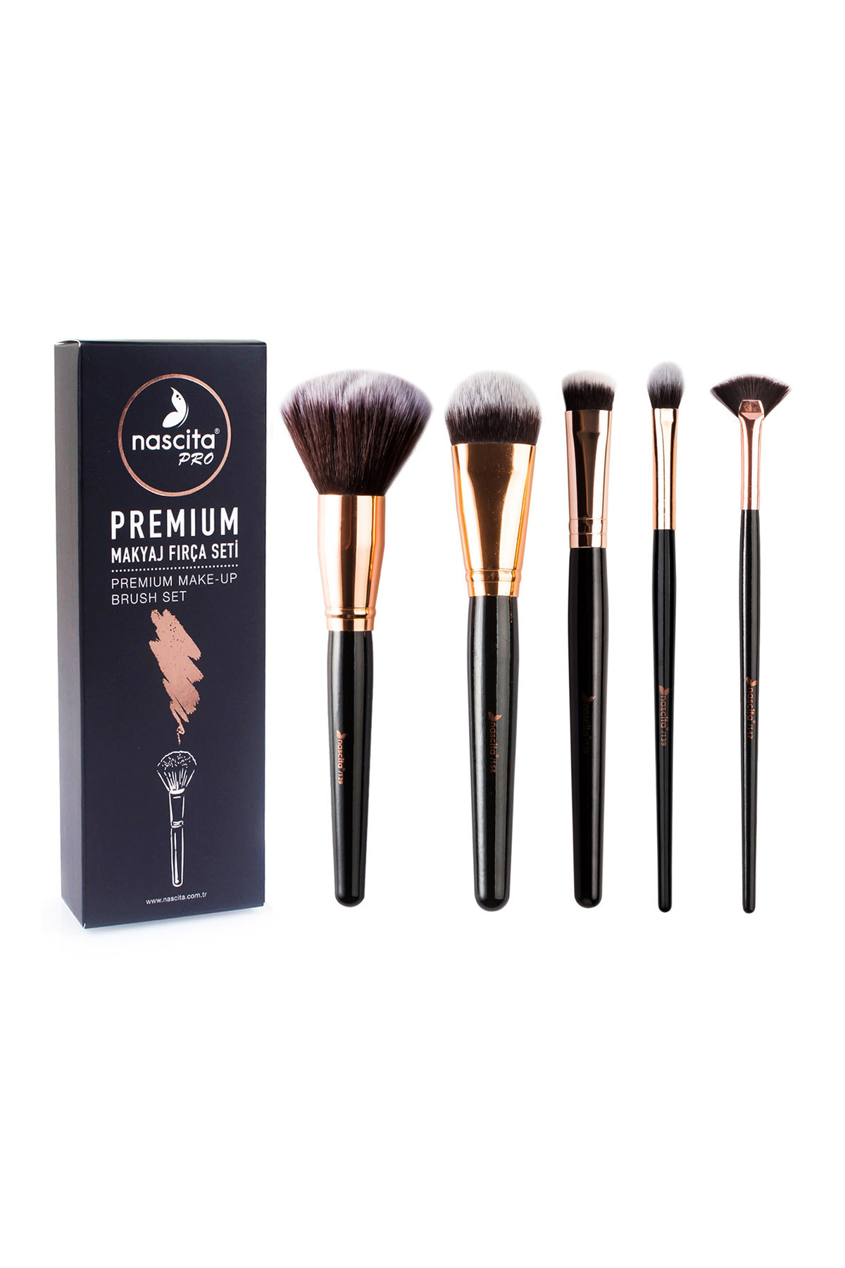 Nascita Günlük Makyaj Fırça Seti 5li-