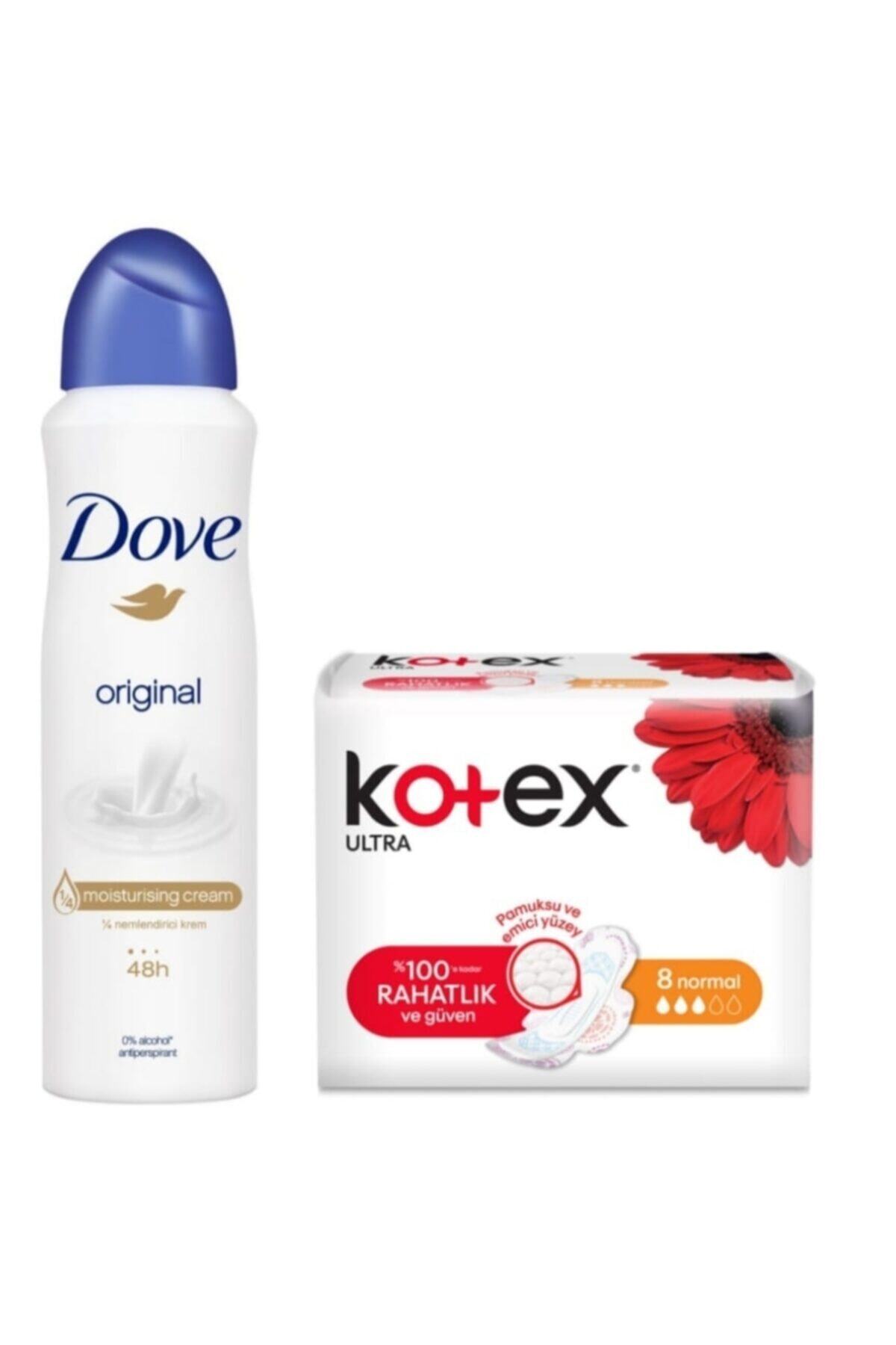 Dove Deodorant Orijinal 150ml+Kotex Normal-
