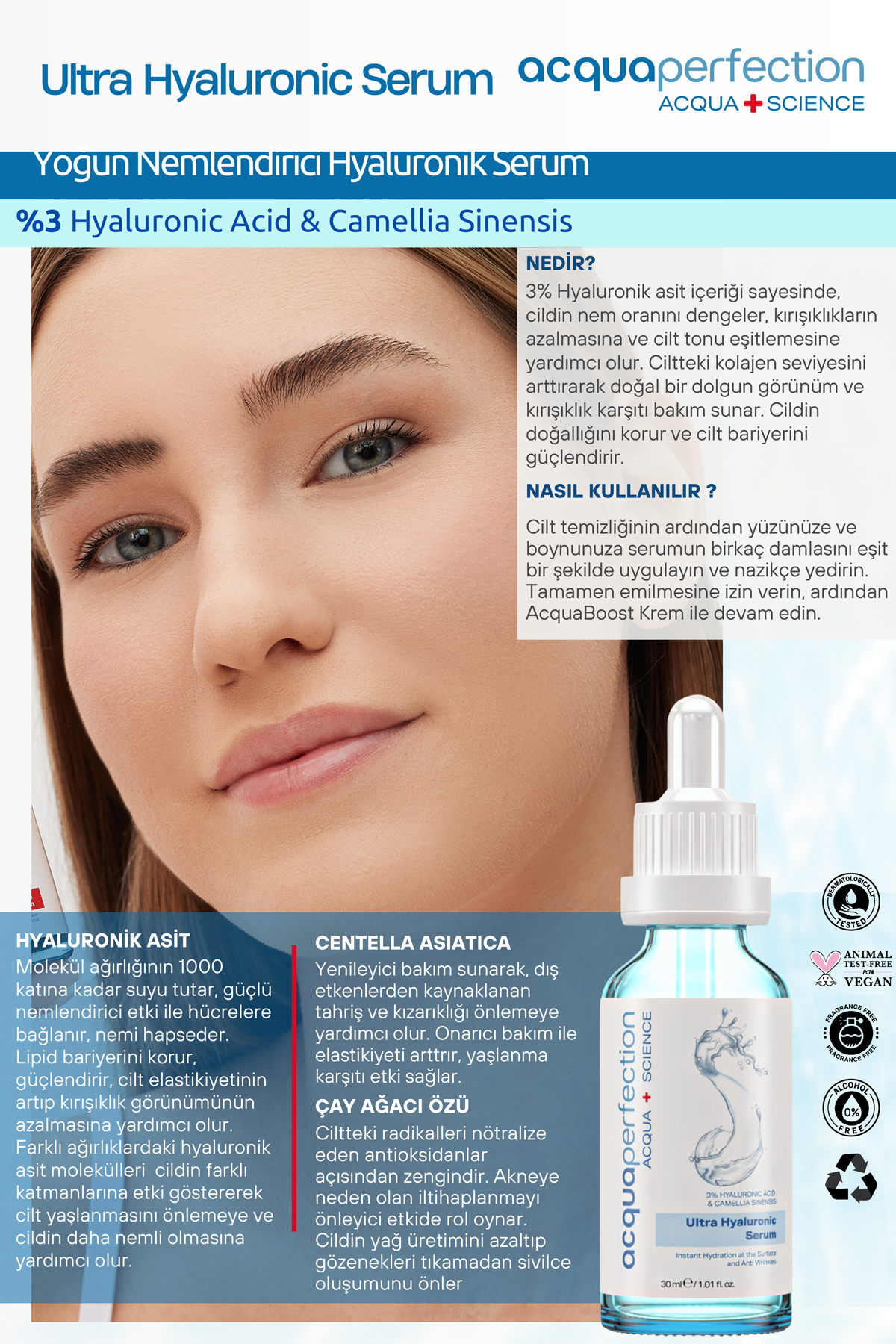 Acqua Perfection Ultra Yoğun Nemlendirme %3Hyaluno-