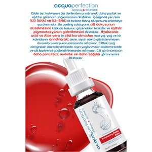Acqua Perfection 10% AHA+2%BHA Kırmızı Peeling Ser-