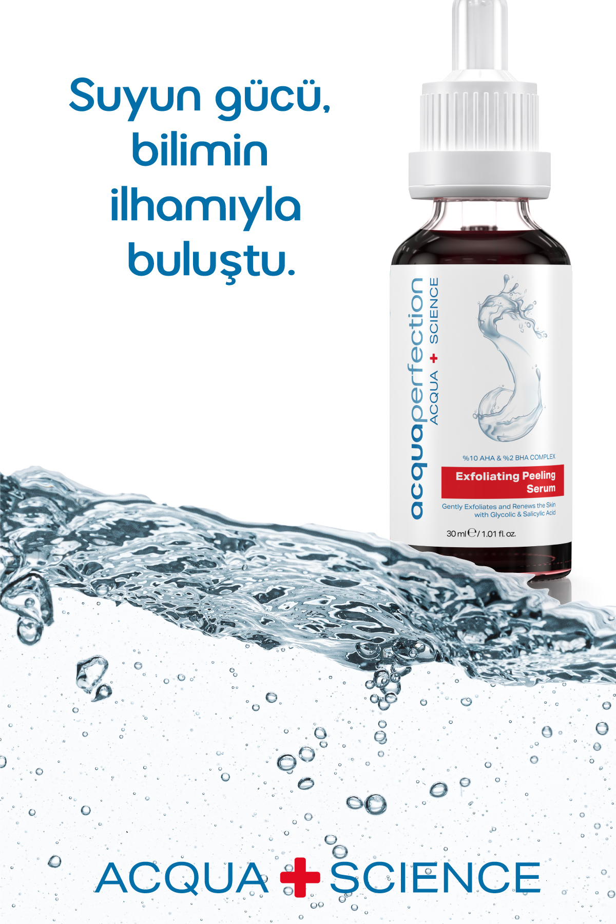 Acqua Perfection 10% AHA+2%BHA Kırmızı Peeling Ser-