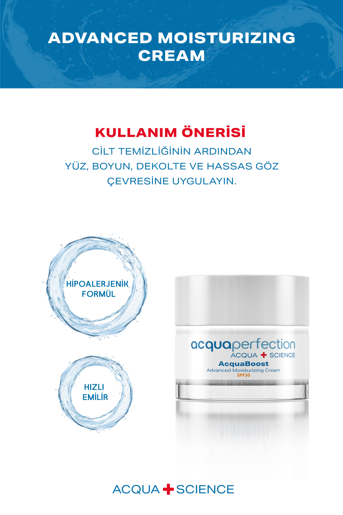 Acqua Perfection AcquaBoost Nemlendirici spf+30-