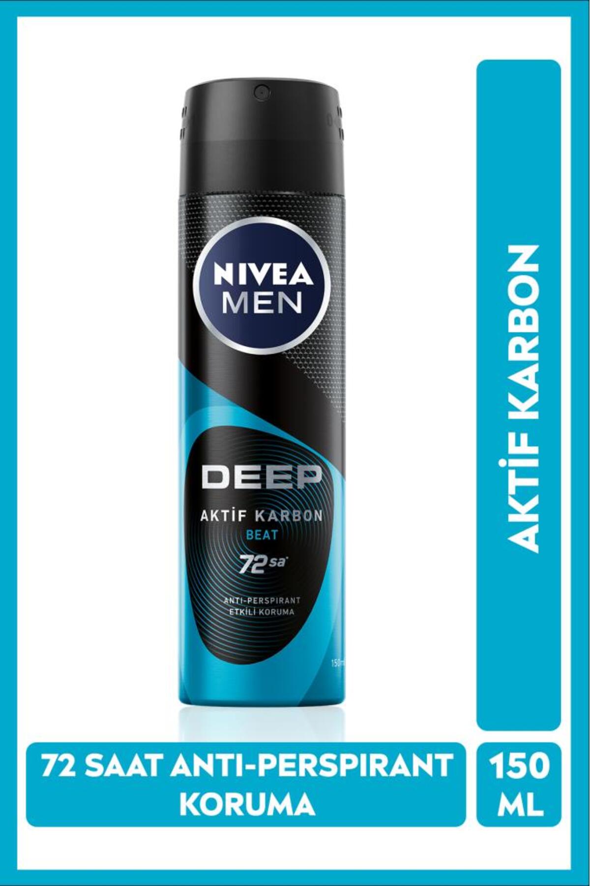 Nivea Men Erkek Sprey Deodorant Deep Beat 150ml An-