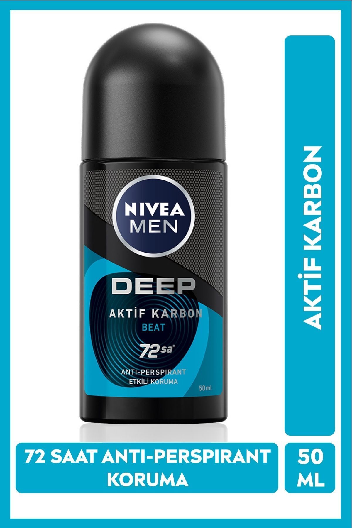 Nivea Men Erkek Rollon Deep Beat 50ml Anti-perspir-