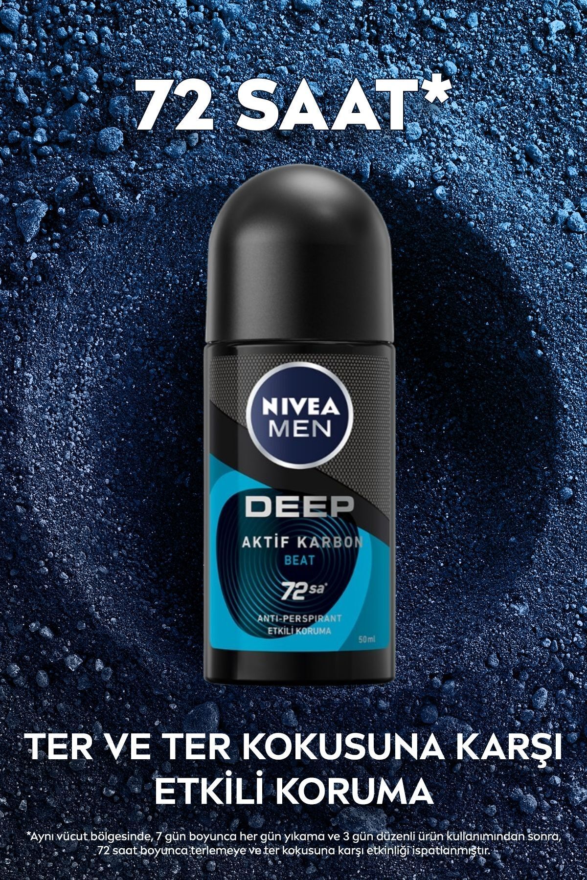 Nivea Men Erkek Rollon Deep Beat 50ml Anti-perspir-