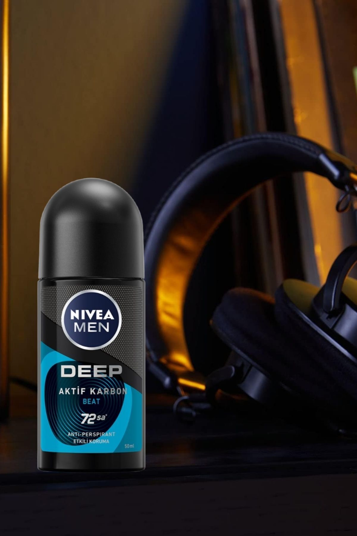 Nivea Men Erkek Rollon Deep Beat 50ml Anti-perspir-