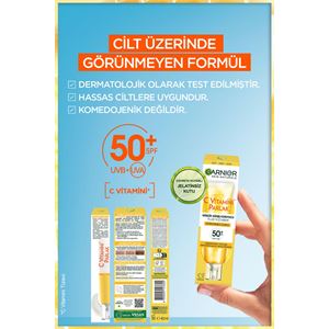 Garnier C Vitamini Parlak Güneş Koruyucu Görünmez-