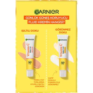 Garnier C Vitamini Parlak Güneş Koruyucu Görünmez-