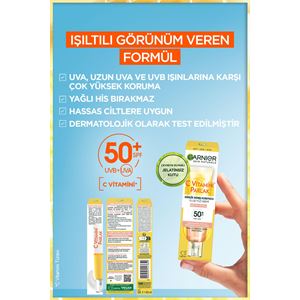 Garnier C Vitamini Parlak Güneş Koruyucu Işıltılı-