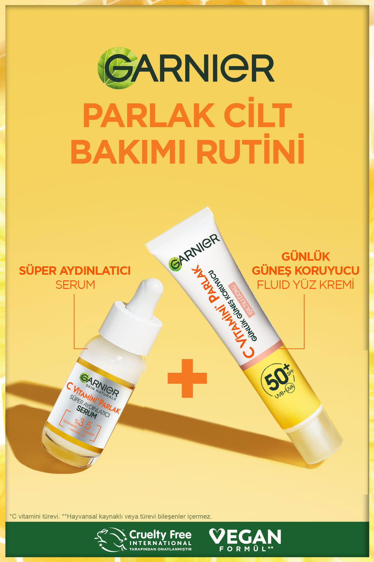 Garnier C Vitamini Parlak Güneş Koruyucu Işıltılı-