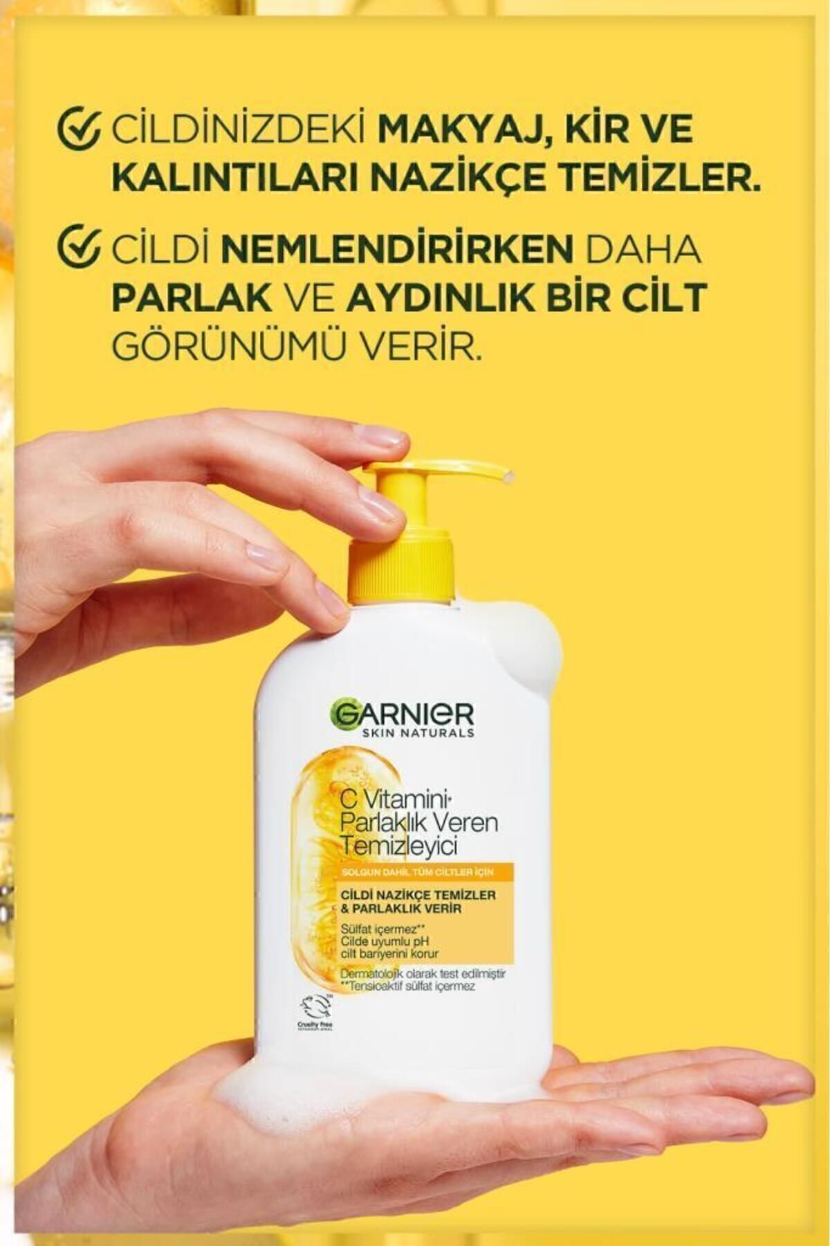 Garnier C Vitamini Parlaklık Veren Temizleyici 250-