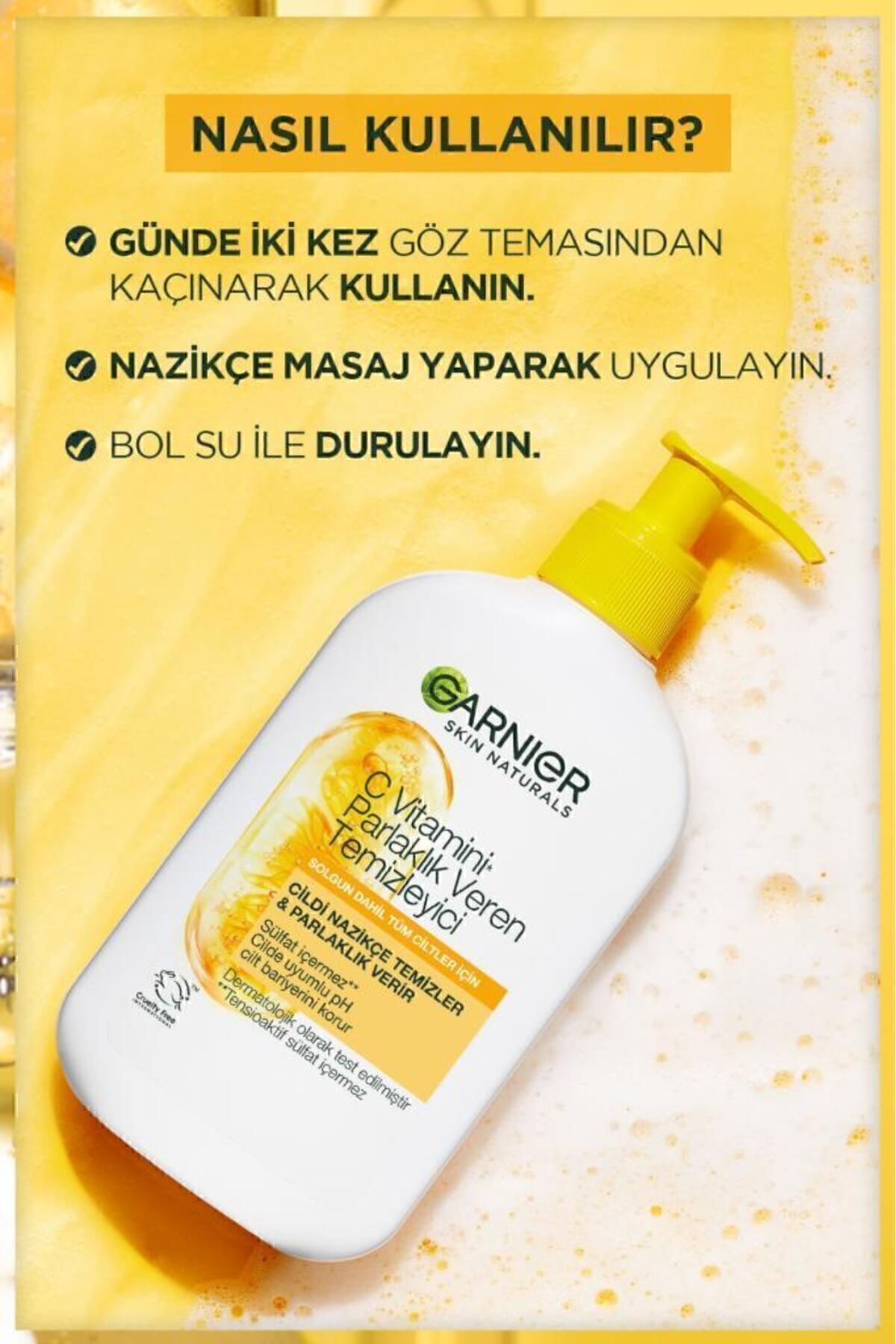Garnier C Vitamini Parlaklık Veren Temizleyici 250-
