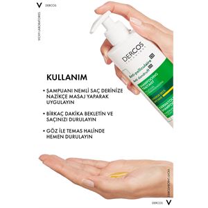 Vichy Dercos Anti-Dandruff Kepek Karşıtı Şampuan 3-