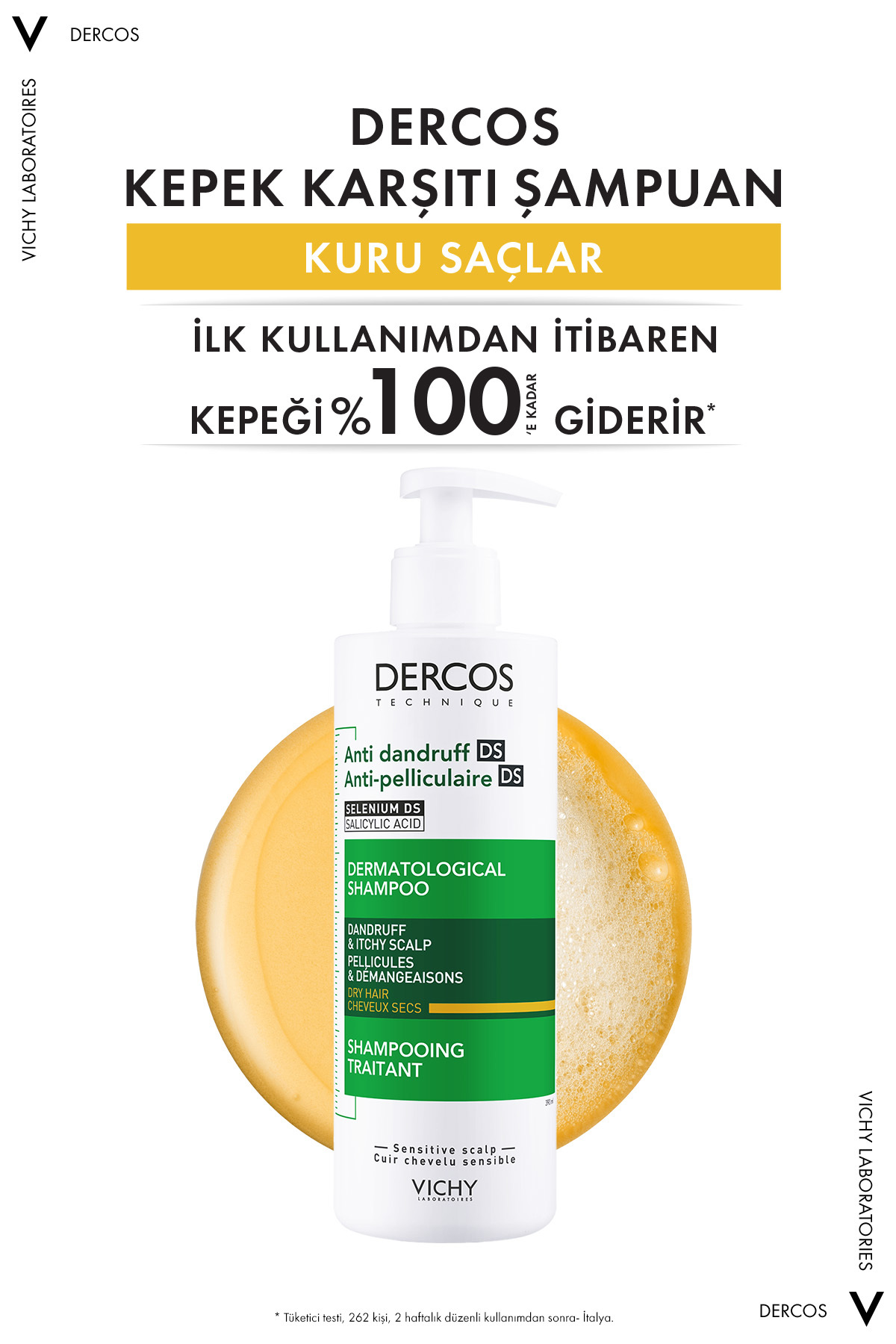 Vichy Dercos Anti-Dandruff Kepek Karşıtı Şampuan 3-